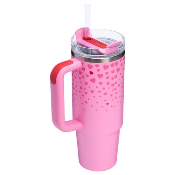 Stanley 30 oz Stainless Steel H2.0
Flowstate Quencher Tumbler Sweet
Hearts - Picture 2 of 10